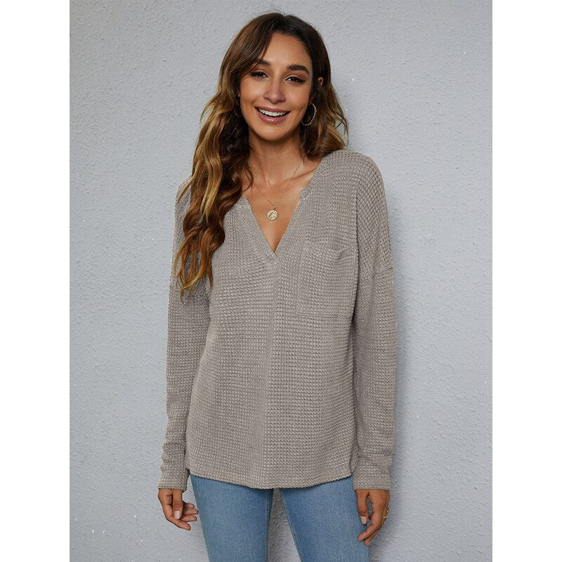 WOLF Sexy gestrickte Pullover