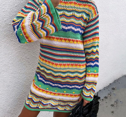 WOLF Sexy Boho Langarm-Strickwaren