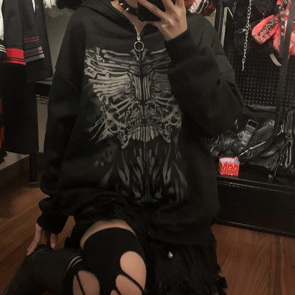 WOLF Schmetterling  Übergröße Sweatshirts