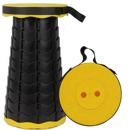 höhenverstellbarer hocker gelb