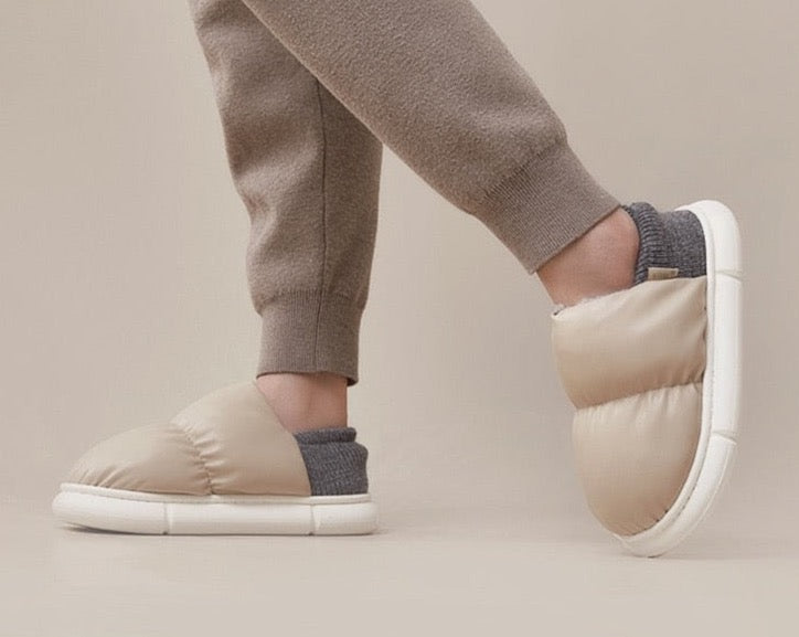 «Puffs» Winterslipper - für drinnen und draussen