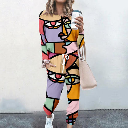 WOLF Vintage O-Ausschnitt-Sweat-Anzug