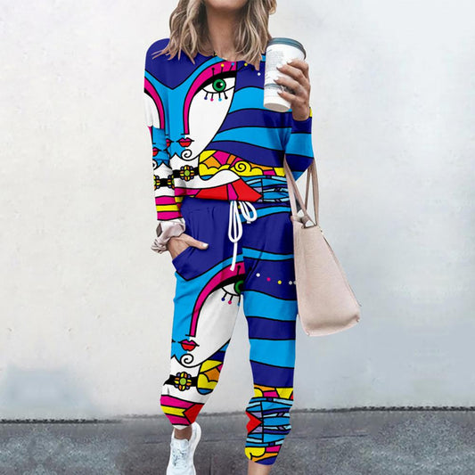 WOLF Vintage O-Ausschnitt-Sweat-Anzug