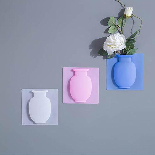 Selbstklebende Blumenvase