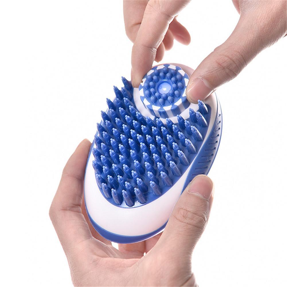 2 in 1 Badebürste für Tiefenreinigung und Massage für Hunde und Katzen