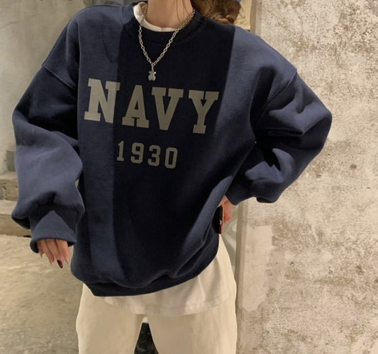 WOLF Bedruckter Rundhalsausschnitt-Hoodie für Damen - lässig, lockerer Stil für jeden Tag