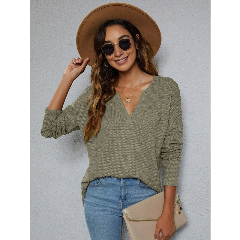 WOLF Sexy gestrickte Pullover