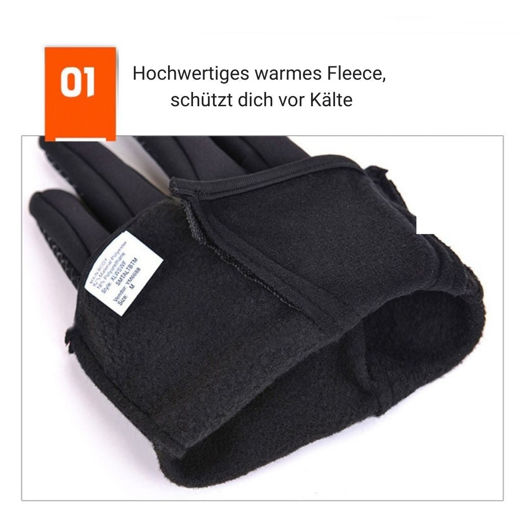 Winter Fahrradhandschuh - Thermohandschuh mit Touchscreen Funktion