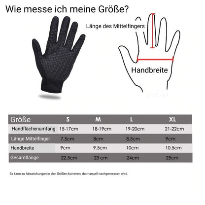 Winter Fahrradhandschuh - Thermohandschuh mit Touchscreen Funktion