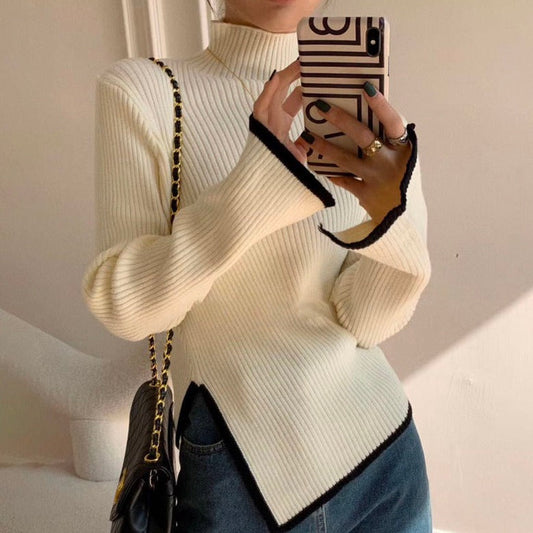 WOLF Seitenschlitz Pullover