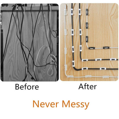 10er Set - Kabelführungsrinnen