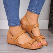 Lade das Bild in den Galerie-Viewer, Clark Sandalen | Ergonomische Damensandalen mit Klettverschluss
