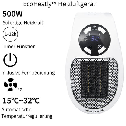 EcoHeatly™ Heizluftgerät | Die Lösung für hohe Gaspreise!