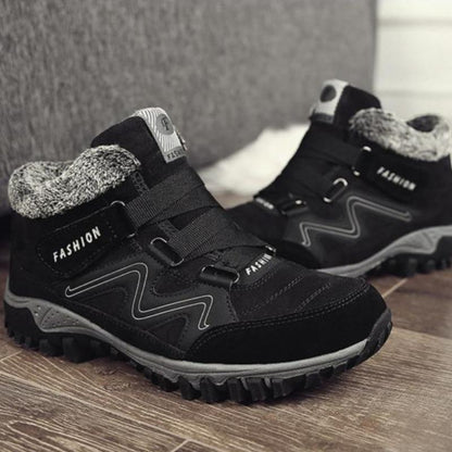 Winterschuh mit Innenfutter - schwarz