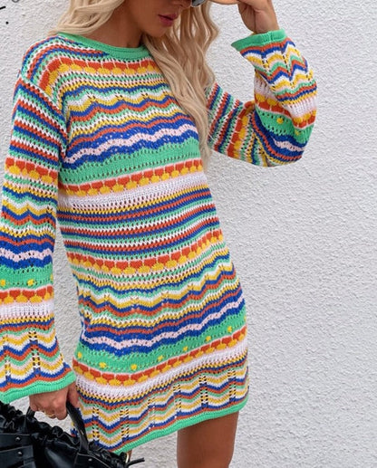 WOLF Sexy Boho Langarm-Strickwaren