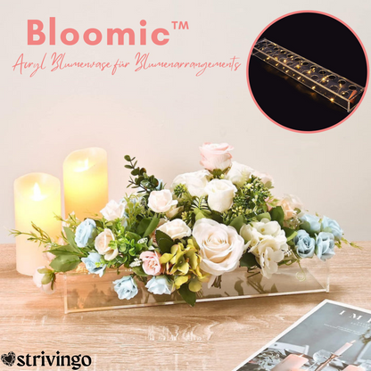 Bloomic™ Acryl Blumenvase für Blumenarrangements