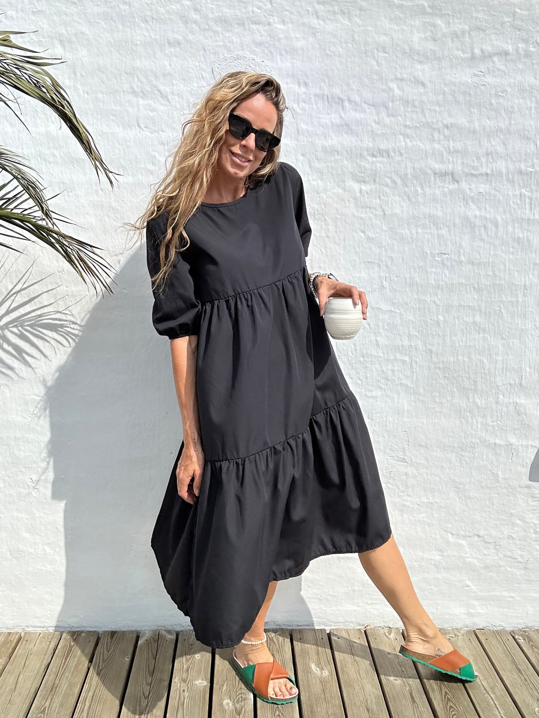 Sassy Copenhagen - Marie Kleid mit T-Shirt-Ärmeln