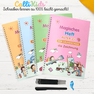 CalliKids™ | Magisches Übungsbuch [2+2 GRATIS!]