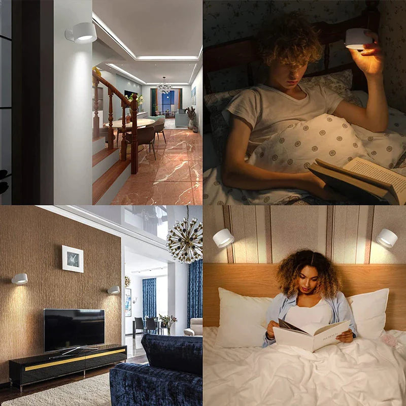 Luminex™ Runde Kabellose Wandlampe