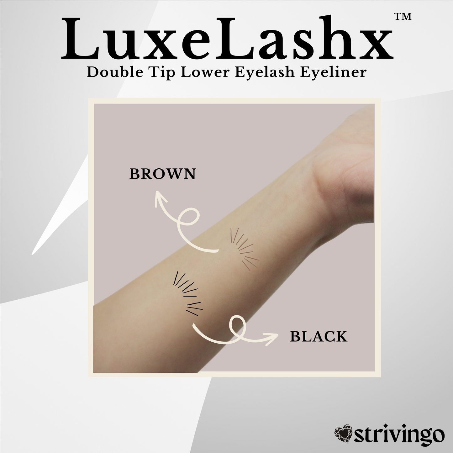 LuxeLashx™ Präzisions-Wimpern-Eyeliner