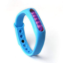 Lade das Bild in den Galerie-Viewer, Mücken Abwehrband - Mückenschutz Armband  - Effektiver Schutz gegen Mücken - Unverzichtbares Zubehör für Camping und Wandern_blau
