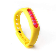 Lade das Bild in den Galerie-Viewer, Mücken Abwehrband - Mückenschutz Armband  - Effektiver Schutz gegen Mücken - Unverzichtbares Zubehör für Camping und Wandern_gelb
