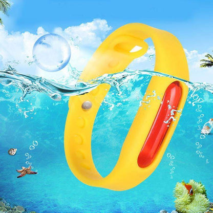 Mücken Abwehrband - Mückenschutz Armband  - Effektiver Schutz gegen Mücken - Unverzichtbares Zubehör für Camping und Wandern_gelb_2