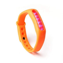 Lade das Bild in den Galerie-Viewer, Mücken Abwehrband - Mückenschutz Armband  - Effektiver Schutz gegen Mücken - Unverzichtbares Zubehör für Camping und Wandern_orange
