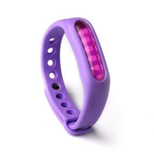 Lade das Bild in den Galerie-Viewer, Mücken Abwehrband - Mückenschutz Armband  - Effektiver Schutz gegen Mücken - Unverzichtbares Zubehör für Camping und Wandern_violett
