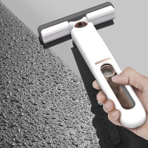 Tragbarer selbstausdrückender Mini-Mopp, Freihändiger Schwamm-Mopp Desktop Reinigungsschwamm Kleiner Mopp für Badezimmer, Küchen, Geschirr, Desktop-Glas (1 Baumwollköpfe+1 Druckknopf)_17