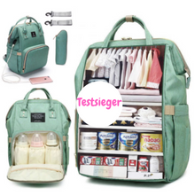 Lade das Bild in den Galerie-Viewer, baby wickelrucksack_grün_bestbewertet
