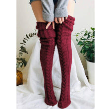 Lade das Bild in den Galerie-Viewer, (1+1 Gratis) Overknee Kuschel Wintersocken - Warme Füße für kalte Tage!
