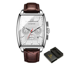 Lade das Bild in den Galerie-Viewer, SquareClock™ - Luxuriöse Lederuhr
