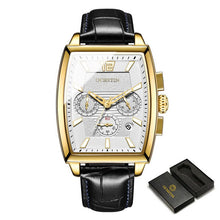 Lade das Bild in den Galerie-Viewer, SquareClock™ - Luxuriöse Lederuhr

