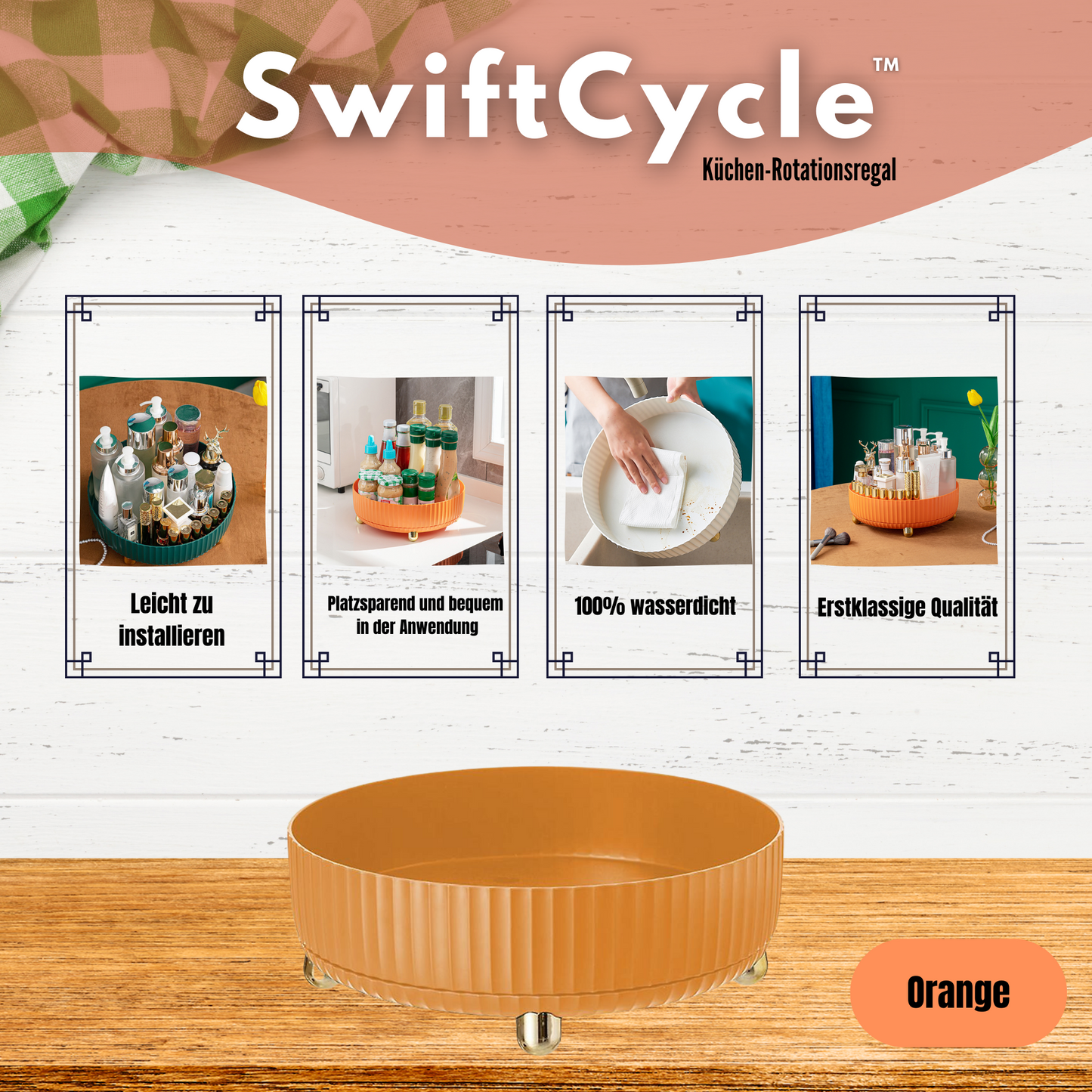 SwiftCycle™ Küchen-Rotationsregal