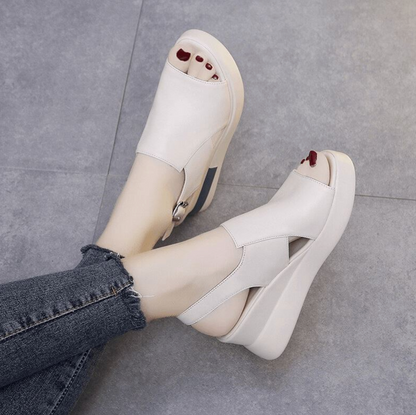 Orthopädische Sandalen "Ortolina" - korrigiert Haltung, elegant & komfortabel  - beige 16