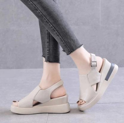 Orthopädische Sandalen "Ortolina" - korrigiert Haltung, elegant & komfortabel  - beige 15