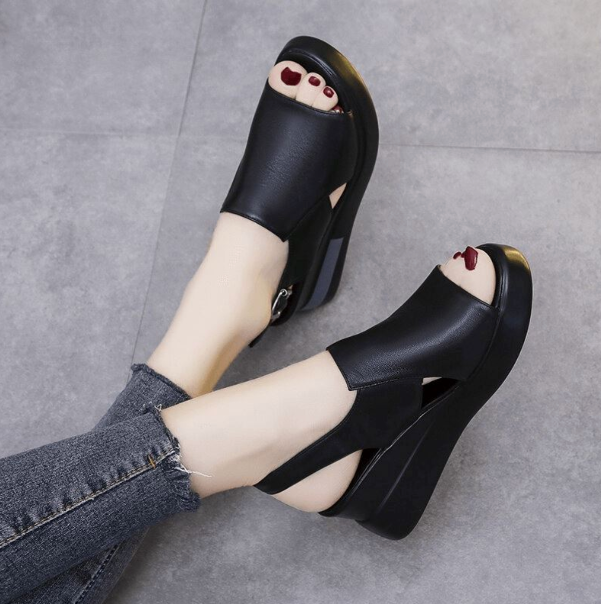 Orthopädische Sandalen "Ortolina" - korrigiert Haltung, elegant & komfortabel  - schwarz 13