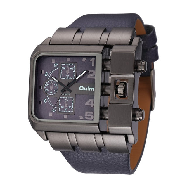 Dulm™ - Breite quadratische Armbanduhr