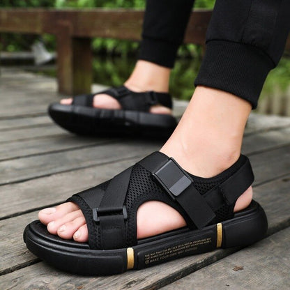 Wolf Slip on Sandalen | Ergonomische Camping/Outdoor-Sandalen für Herren