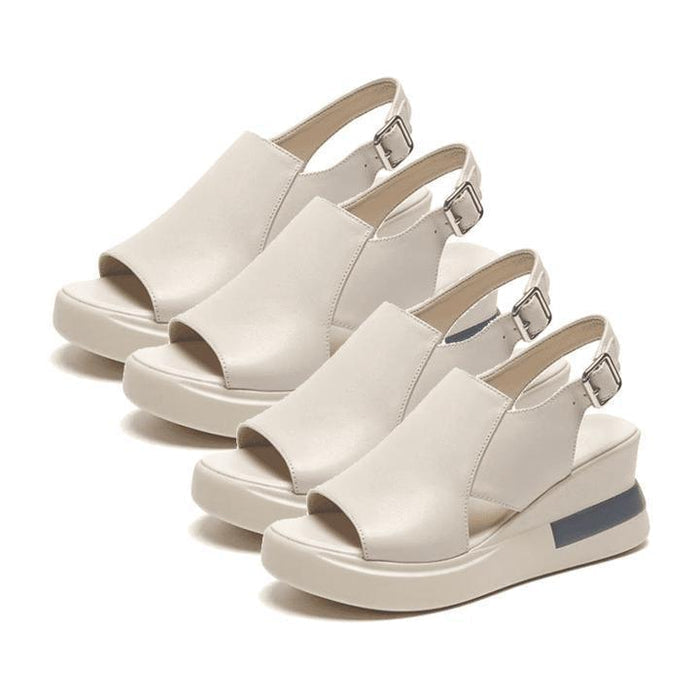 Orthopädische Sandalen "Ortolina" - korrigiert Haltung, elegant & komfortabel  - beige