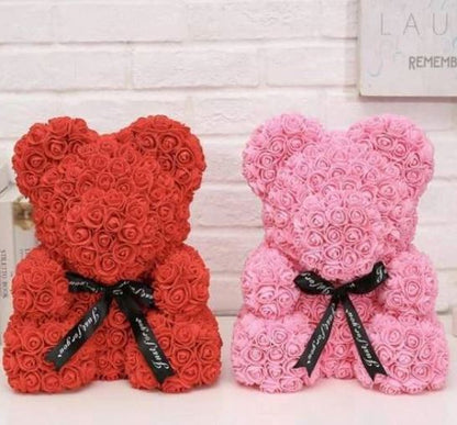 Handgemachter Rosenbär