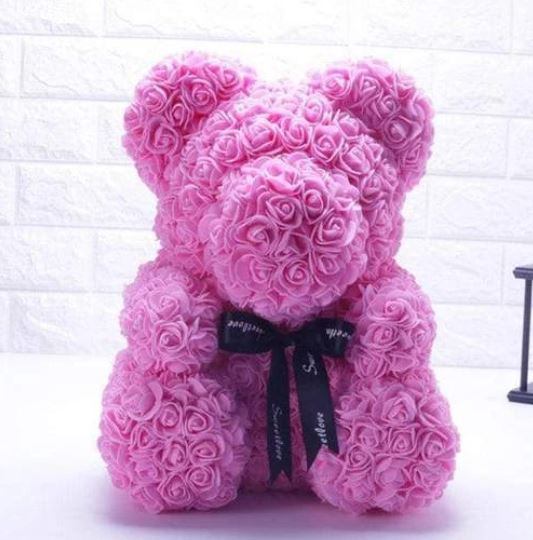 Handgemachter Rosenbär