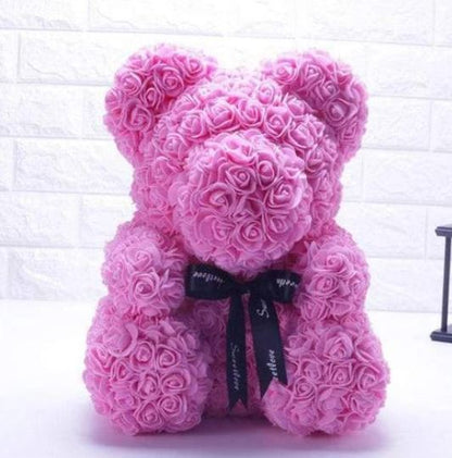 Handgemachter Rosenbär