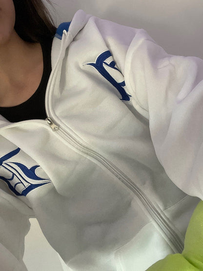 WOLF Tropfen Schultern Kapuzenpulli