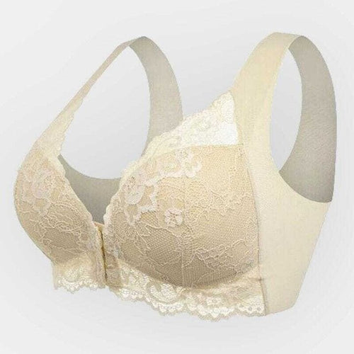 SilhouetteCraft | Nahtloser BH mit Frontverschluss + beige