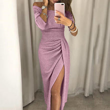 Lade das Bild in den Galerie-Viewer, Amina Dress | Elegantes Maxikleid mit Schlitz
