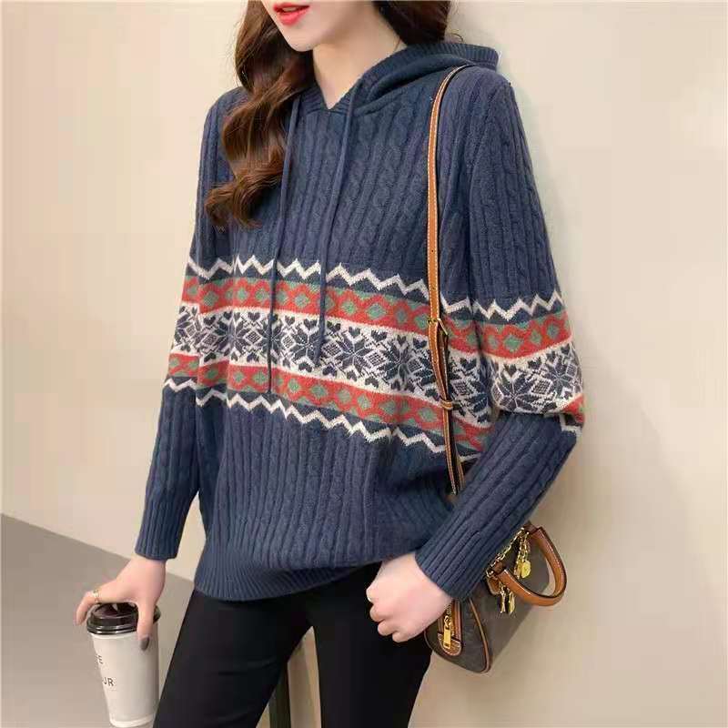 WOLF Bedruckter Kapuzenpullover