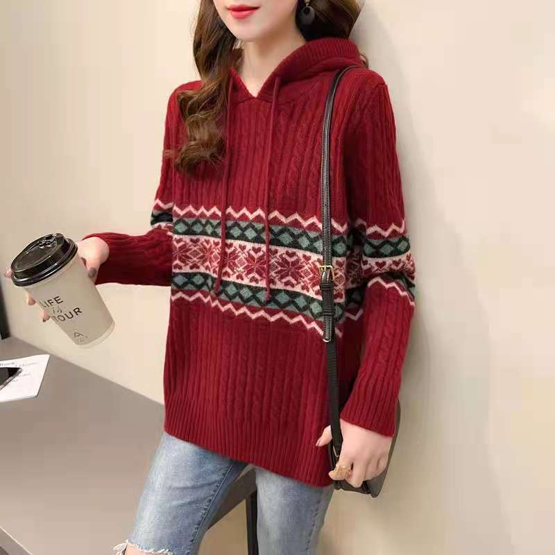 WOLF Bedruckter Kapuzenpullover