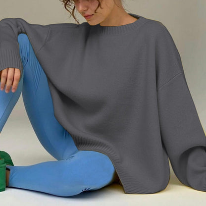 WOLF Locker O- Hals Einfach Pullover